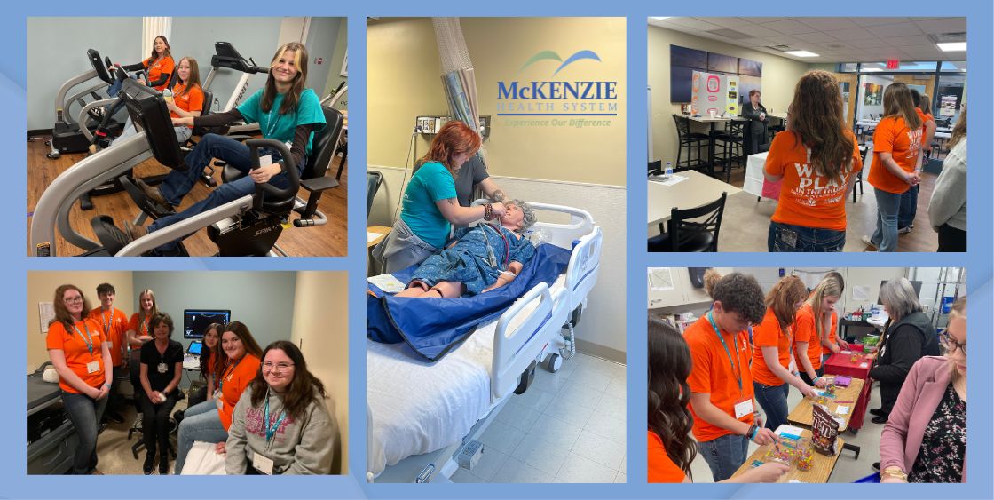 High school students participating in activates 